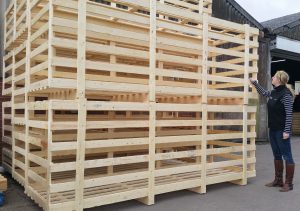 Slatted Timber Crate